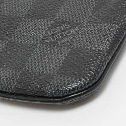 Pre Owned Louis Vuitton Damier Graphite Canvas Key Pouch