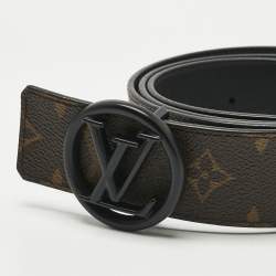 مملوكة مسبقًا Louis Vuitton Monogram Canvas LV Circle Reversible Belt 100 CM