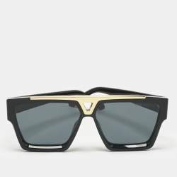 Pre Owned Louis Vuitton Black/Gold Tone Z1502E 1.1 Evidence Sunglasses