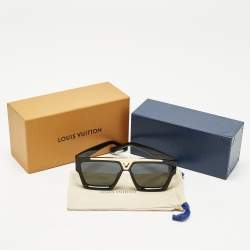 Pre Owned Louis Vuitton Black/Gold Tone Z1502E 1.1 Evidence Sunglasses