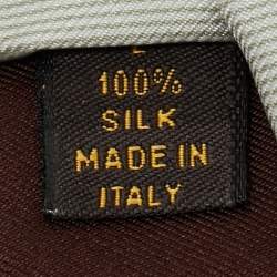 Pre Owned Louis Vuitton Multicolor Print Silk Tie