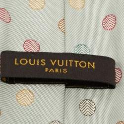 Pre Owned Louis Vuitton Multicolor Print Silk Tie