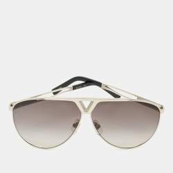 Pre Owned Louis Vuitton Grey Gradient Z2315U Tonca Aviator Sunglasses