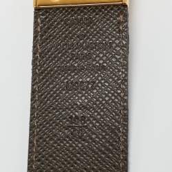 Pre Owned Louis Vuitton Damier Ebene Canvas Inventeur Reversible Belt 100CM
