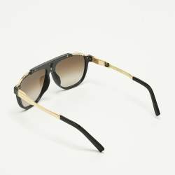 Pre Owned Louis Vuitton Black/Brown Gradient Z0936E Mascot Sunglasses