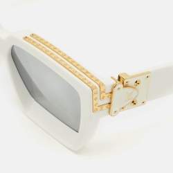 مملوكة مسبقًا Louis Vuitton White/Black Z1166E 1.1 Millionaires Sunglasses
