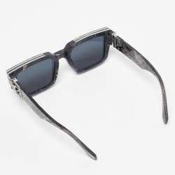 مملوكة مسبقًا Louis Vuitton Anthracite Grey Marble Z1326E 1.1 Millionaires Sunglasses