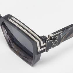 مملوكة مسبقًا Louis Vuitton Anthracite Grey Marble Z1326E 1.1 Millionaires Sunglasses