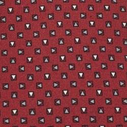 مملوكة مسبقًا ربطة عنق لوي فيتون حرير بطبعة LV ماروني