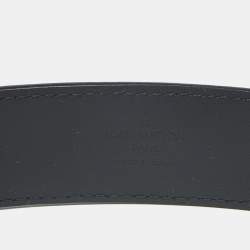 Pre Owned حزام لوي فيتون بونت نيف جلد تاوريلون كستنائي 10 سم