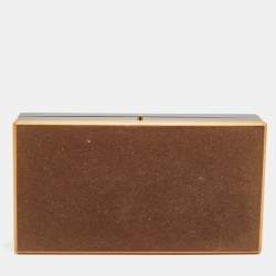 مملوكة مسبقًا علبة ترطيب سفر لوي فيتون كوفريت دي فويج خشب الماهوجني البني