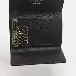 Pre Owned Louis Vuitton 6 Key Holder Monogram Eclipse Canvas