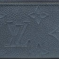 مملوكة مسبقًا Louis Vuitton Key Pouch Blue Monogram Empreinte Leather