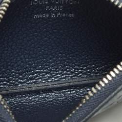مملوكة مسبقًا Louis Vuitton Key Pouch Blue Monogram Empreinte Leather