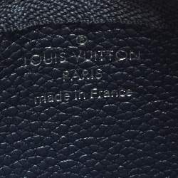 مملوكة مسبقًا Louis Vuitton Key Pouch Blue Monogram Empreinte Leather