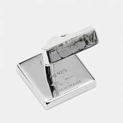 Pre Owned Louis Vuitton Damier Enamel Sterling Silver Cufflinks