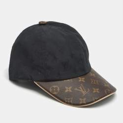 مملوكة مسبقًا Louis Vuitton Black Monogram Synthetic and Leather Cap M