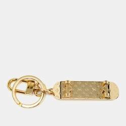 مملوكة مسبقًا Louis Vuitton LV Skate Bag Charm & Key Holder Gold Tone Metal