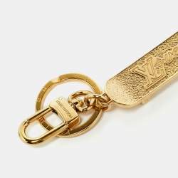 مملوكة مسبقًا Louis Vuitton LV Skate Bag Charm & Key Holder Gold Tone Metal