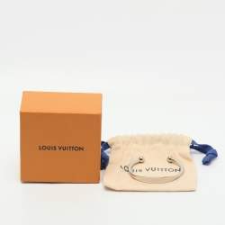 Pre Owned Louis Vuitton Silver Tone Monogram Jonc Cuff Bracelet