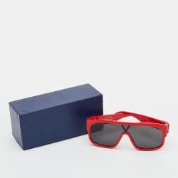 Pre Owned Louis Vuitton Red Z1260W 1.1 Millionaires Shield Sunglasses 