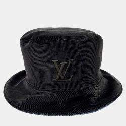 Pre Owned Louis Vuitton Cotton Reversible Bucket Hat Size M