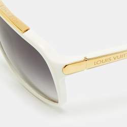Pre Owned Louis Vuitton White/Grey Gradient Z0351W Evidence Sunglasses 