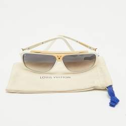 Pre Owned Louis Vuitton White/Grey Gradient Z0351W Evidence Sunglasses 