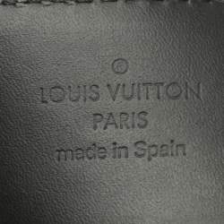 Pre Owned Louis Vuitton LV Initiales 95CM Buckle Belt Damier Graphite Canvas