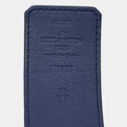 Pre Owned Louis Vuitton LV Initiales 95 CM Reversible Buckle Belt Monogram Watercolor Canvas