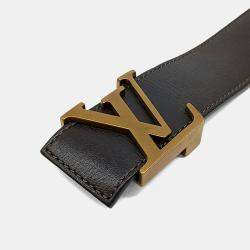 Pre Owned Louis Vuitton Leather Utah Belt