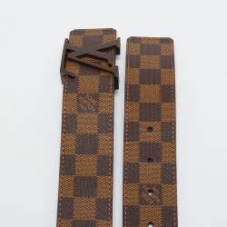 Pre Owned Louis Vuitton LV Initiales 90CM Damier Ebene Canvas