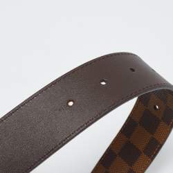 Pre Owned Louis Vuitton LV Initiales 90CM Damier Ebene Canvas