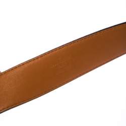 Pre Owned Louis Vuitton Monogram Canvas Buckle Belt 90CM
