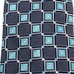 Pre Owned ربطة عنق بوس باي هوغو بوس كلاسيك حرير جاكار زرقاء