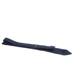 Pre Owned Louis Vuitton Uniformes Navy Blue Classic Silk Tie