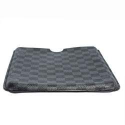 Pre Owned حافظة آيباد لوي فيتون كانفاس غرافيتي دامييه