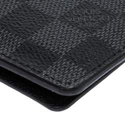 مملوكة مسبقًا حافظة جواز سفر لوي فيتون كانفاس دامييه غرافايت