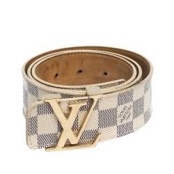 Louis Vuitton Vintage - Damier Azur San Tulle Belt - Blue White - Leather  Belt - Luxury High Quality - Avvenice