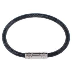 Pre Owned Louis Vuitton Graphite Damier Canvas Keep It Bracelet