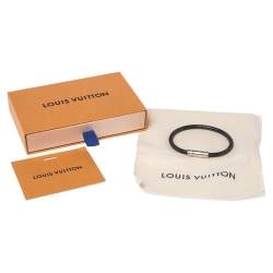 Pre Owned Louis Vuitton Graphite Damier Canvas Keep It Bracelet