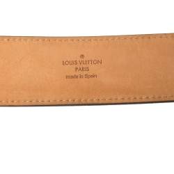 مملوكة مسبقًا حزام لوي فيتون ترنكس اند باغز كانفاس مونوغرامي 90 سم