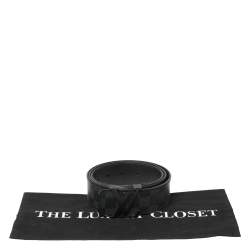 مملوكة مسبقًا Louis Vuitton Damier Graphite Canvas LV Initiales Belt 100CM