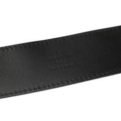 مملوكة مسبقًا Louis Vuitton Damier Graphite Canvas LV Initiales Belt 100CM