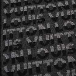 مملوكة مسبقًا Louis Vuitton Anthracite Logo Monogram Split Scarf