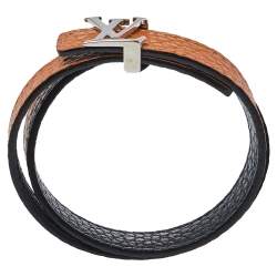 مملوكة مسبقًا سوار لوي فيتون ذو وجهين توريليون حرفي الشعار أل في ثنائي اللون