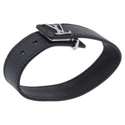 Louis Vuitton, Accessories, Brand New Louis Vuitton Slim Bracelet Black  Gray Size 2