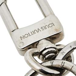 Pre Owned  حامل مفتاح/ دلاية حقيبة لوي فيتون معدن فضي اللون بعقدة