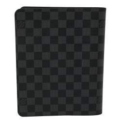Pre Owned Louis Vuitton Damier Graphite Canvas Agenda Cover