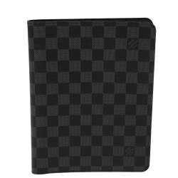 Pre Owned Louis Vuitton Damier Graphite Canvas Agenda Cover
